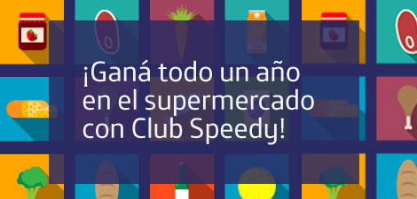 ¡Club Speedy te regala las compras del super por 1 año!