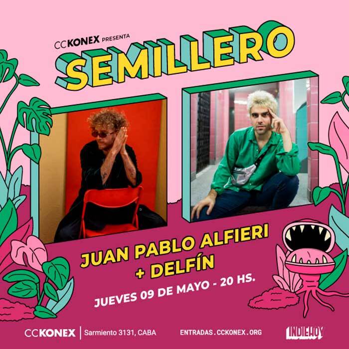 Semillero: Juan Pablo Alfieri + Delfín - 20% OFF
